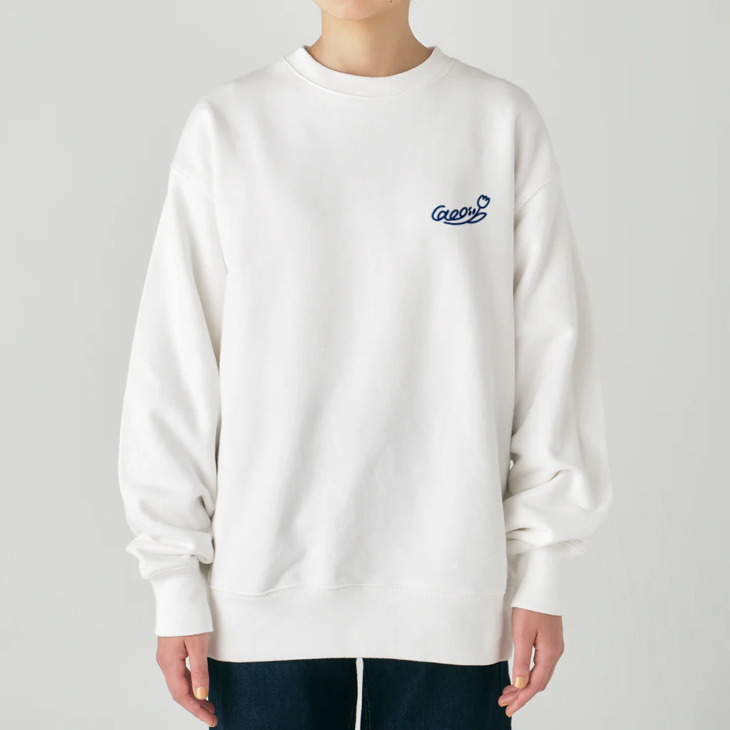 caco | イラストレーターの1周年記念ちびかこスウェット Heavyweight Crew Neck Sweatshirt