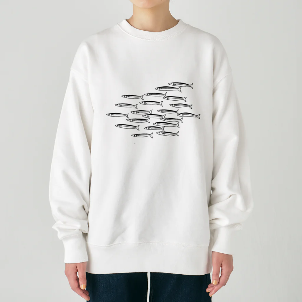 manulifeのSANMA（秋刀魚・さんま） Heavyweight Crew Neck Sweatshirt