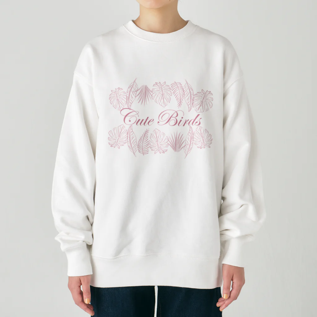 Cute Birdsの南国の植物 Heavyweight Crew Neck Sweatshirt