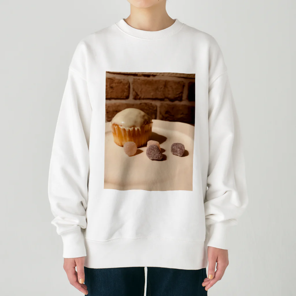 rukamoのカップケーキ🧁 Heavyweight Crew Neck Sweatshirt