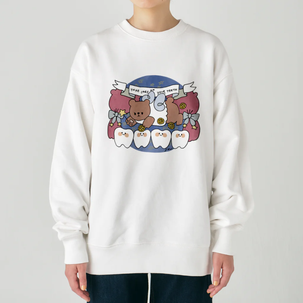 anwonの歯の妖精 Heavyweight Crew Neck Sweatshirt