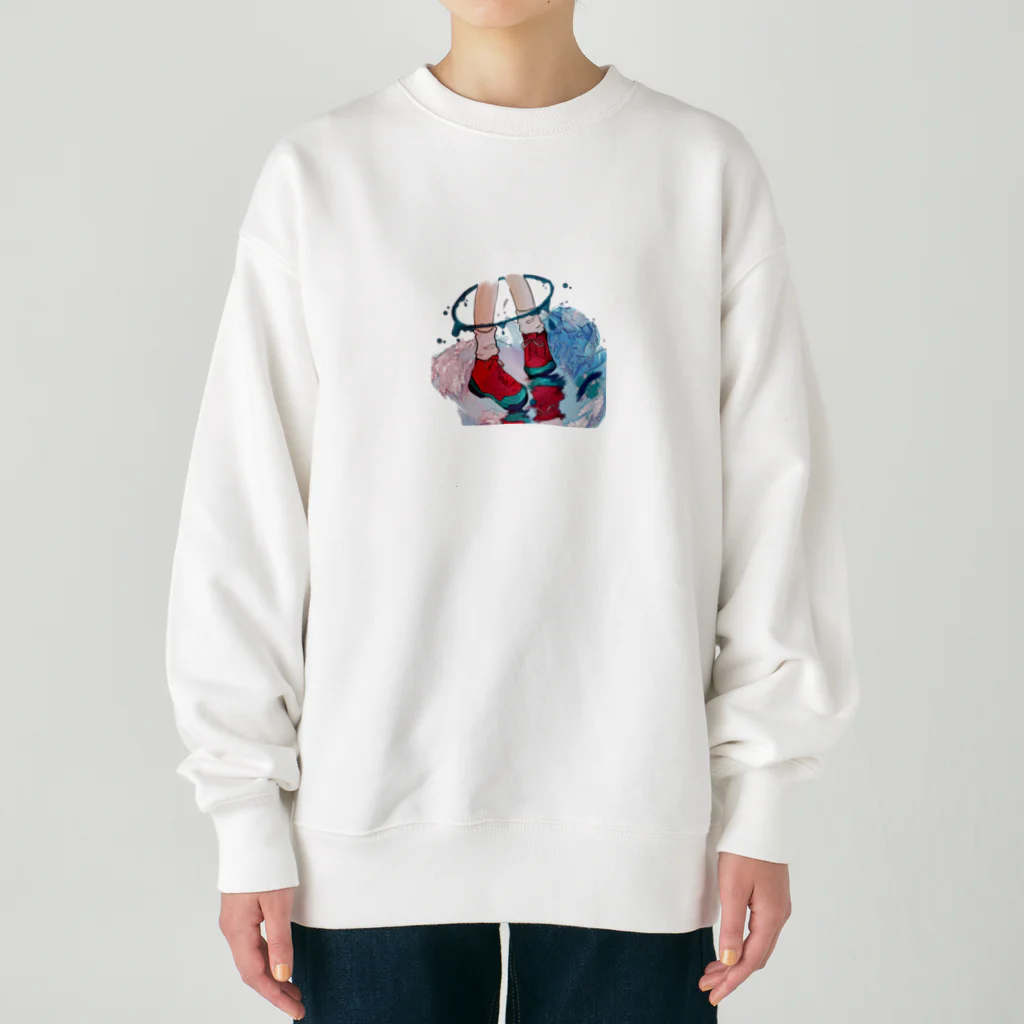 amemugi（あめむぎ）のあしかせ。 Heavyweight Crew Neck Sweatshirt