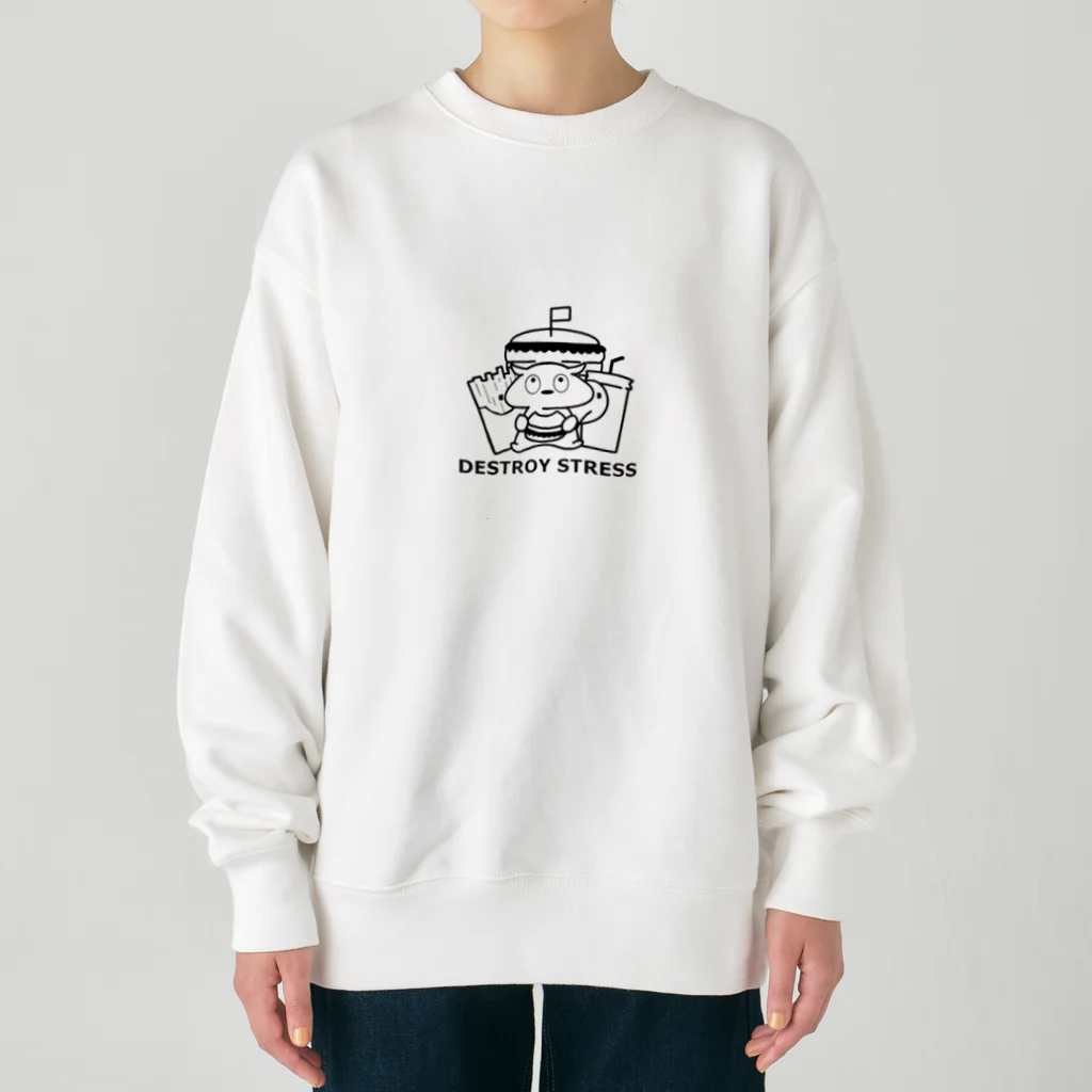 DESTROY STRESSのもぐもぐりす Heavyweight Crew Neck Sweatshirt