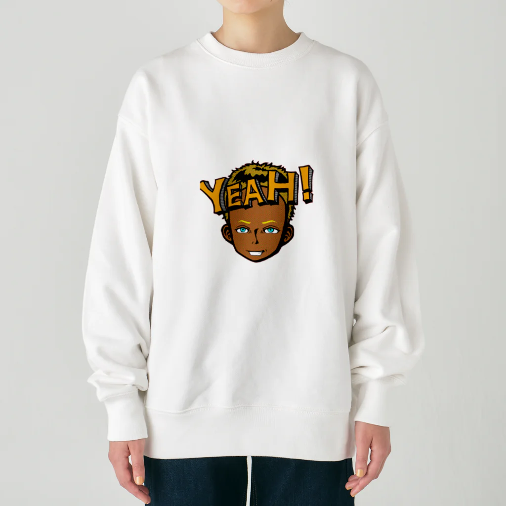 ドリュウ【𝕯𝖔𝖗𝖞𝖚】𝕻𝖆𝖉𝖉𝖔𝖈𝖐 𝖗𝖎𝖉𝖊𝖗のドリュウくん Heavyweight Crew Neck Sweatshirt