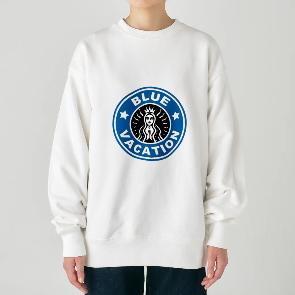 BLUE  VACATION  ISHINOMAKIのBLUE VACATION ロゴ Heavyweight Crew Neck Sweatshirt