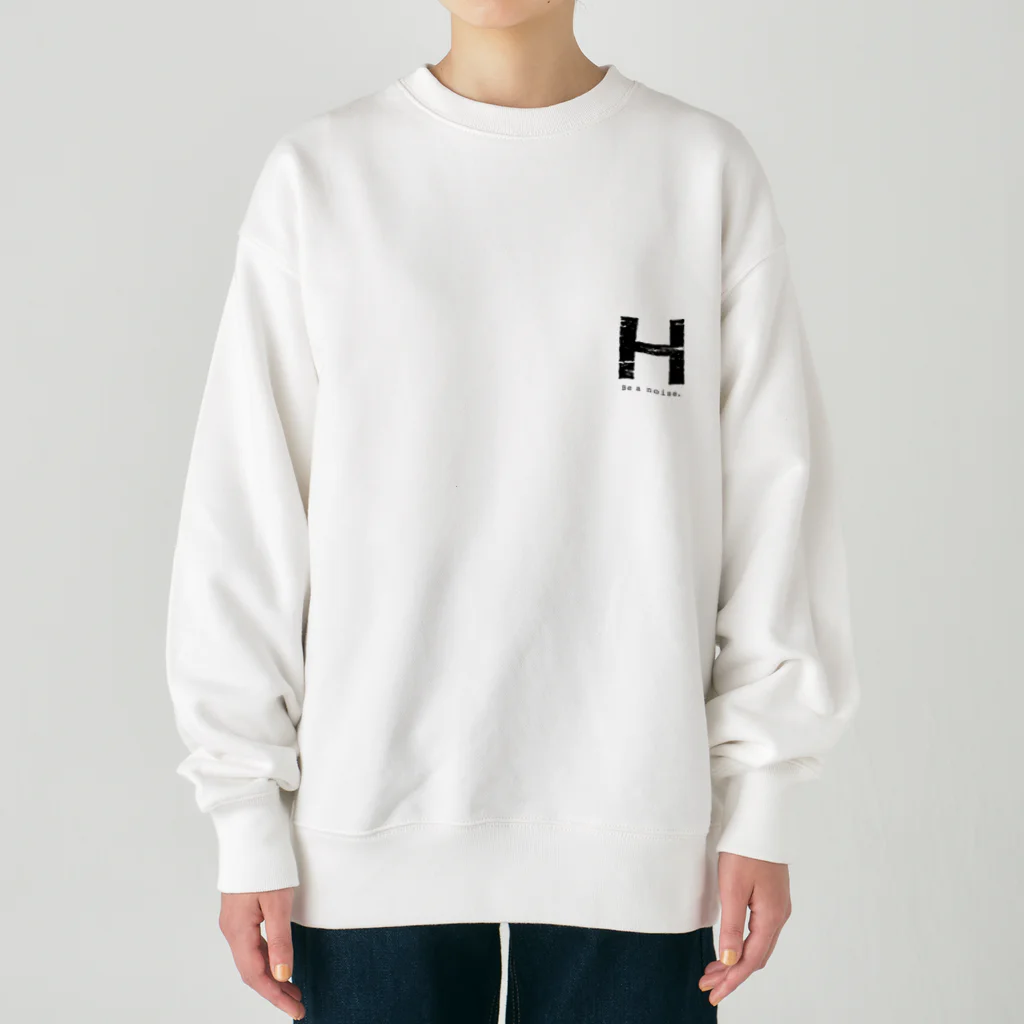 noisie_jpの【H】イニシャル × Be a noise. Heavyweight Crew Neck Sweatshirt