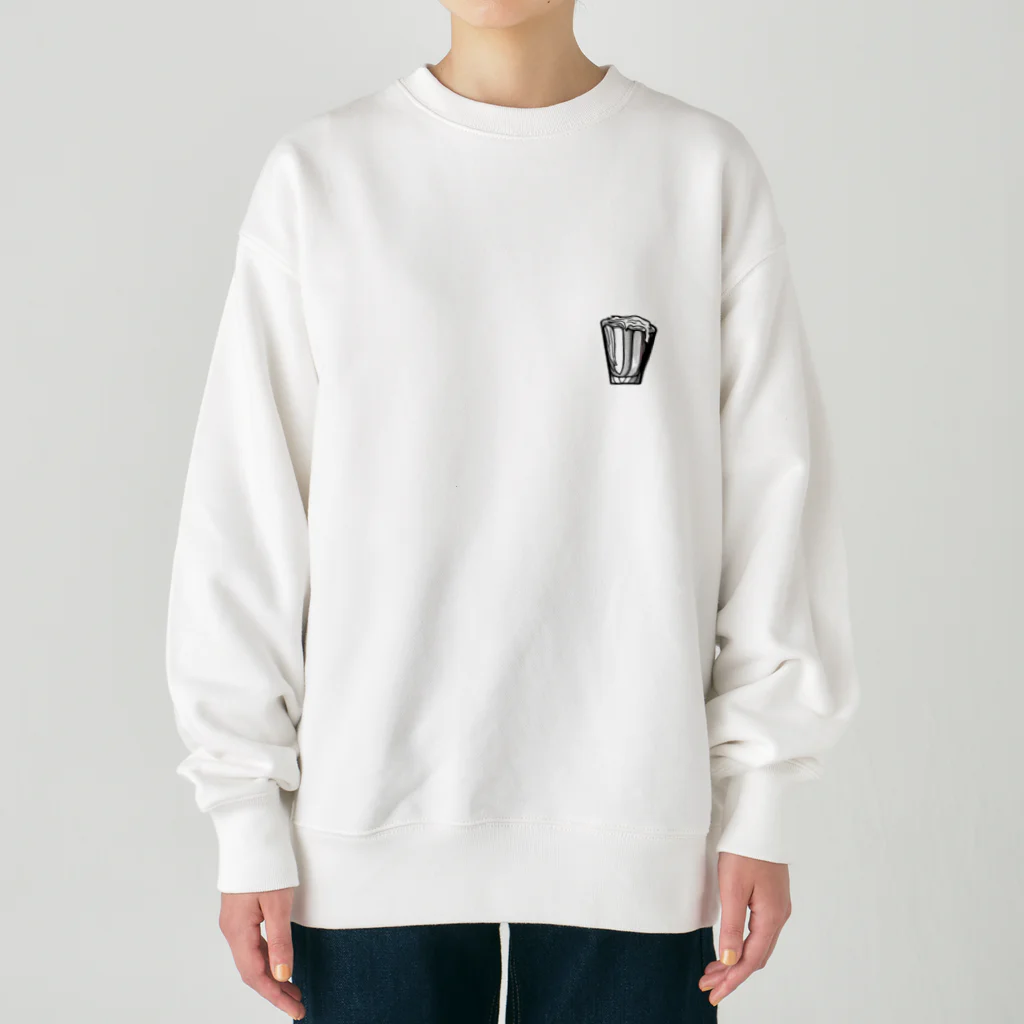 ゴールドビアのline drawing sweat shirts Type-a Heavyweight Crew Neck Sweatshirt