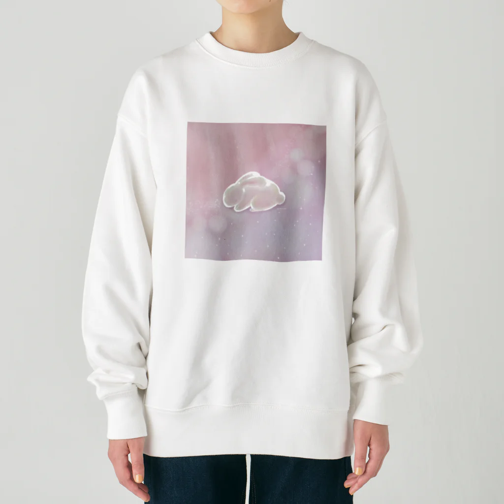 wanna_illustのユメウサギ アレンジver Heavyweight Crew Neck Sweatshirt