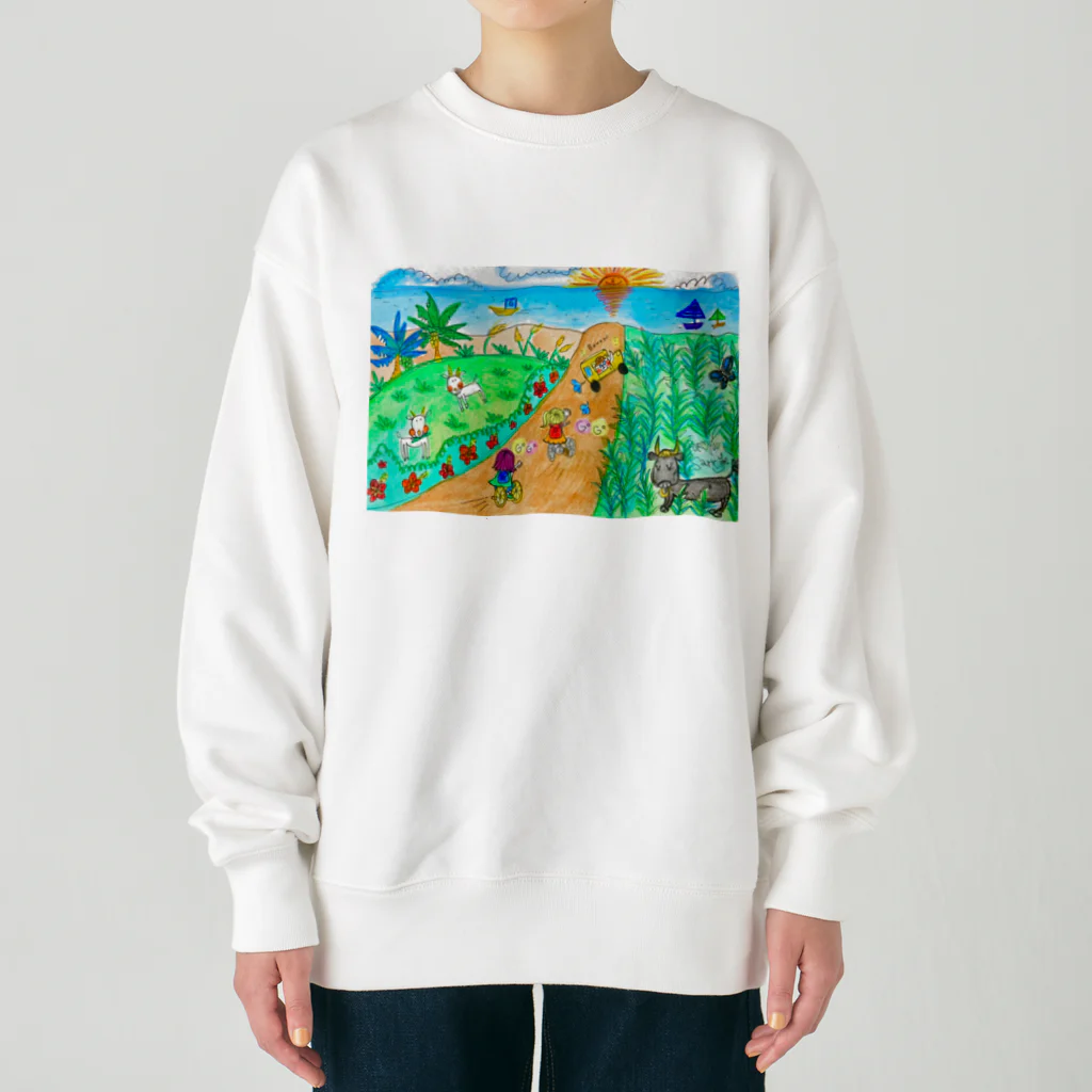 FOR♡YOUの沖縄•離島での楽しみ方 Heavyweight Crew Neck Sweatshirt