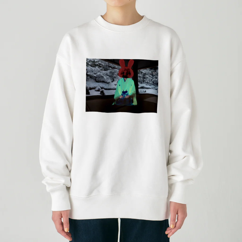 を、は、ぎ │A freeのうさぎどしだぴょん Heavyweight Crew Neck Sweatshirt