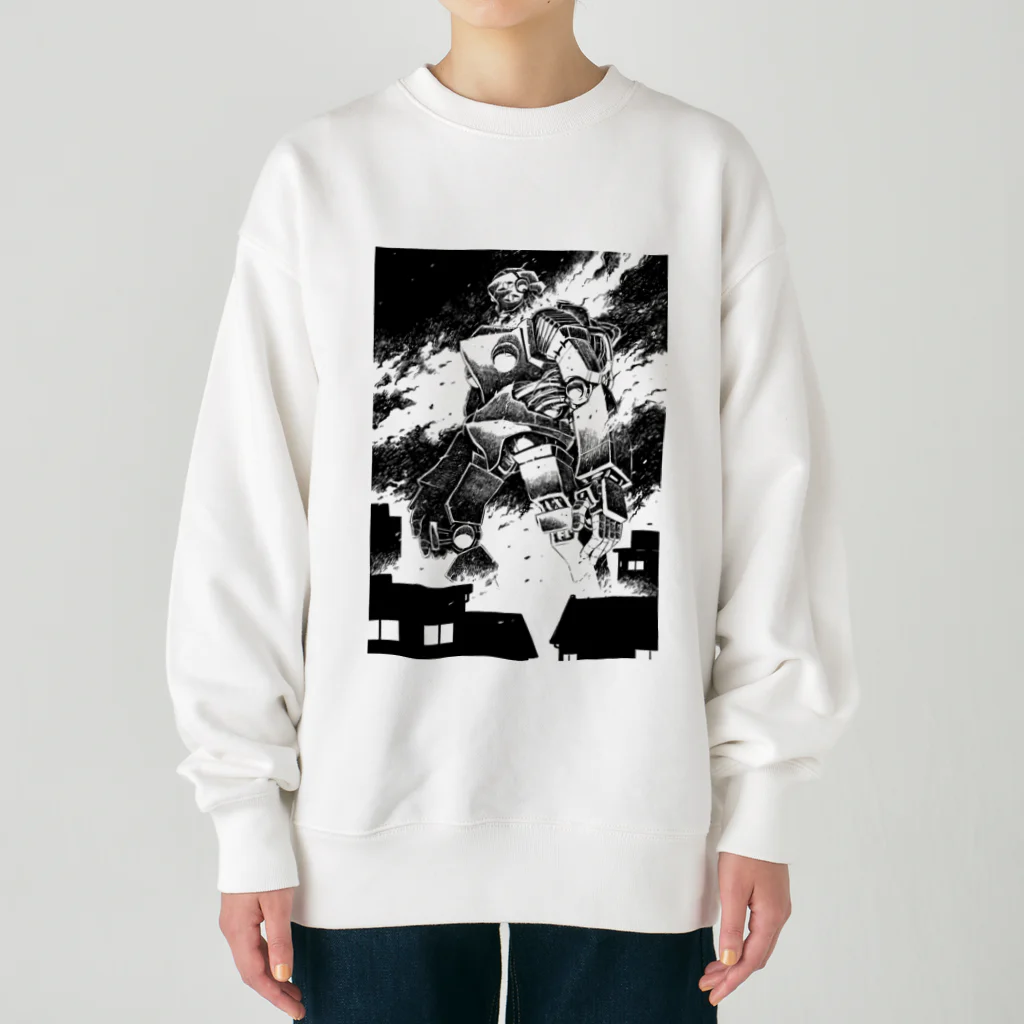 iwakunikogyoの鉄神01 Heavyweight Crew Neck Sweatshirt