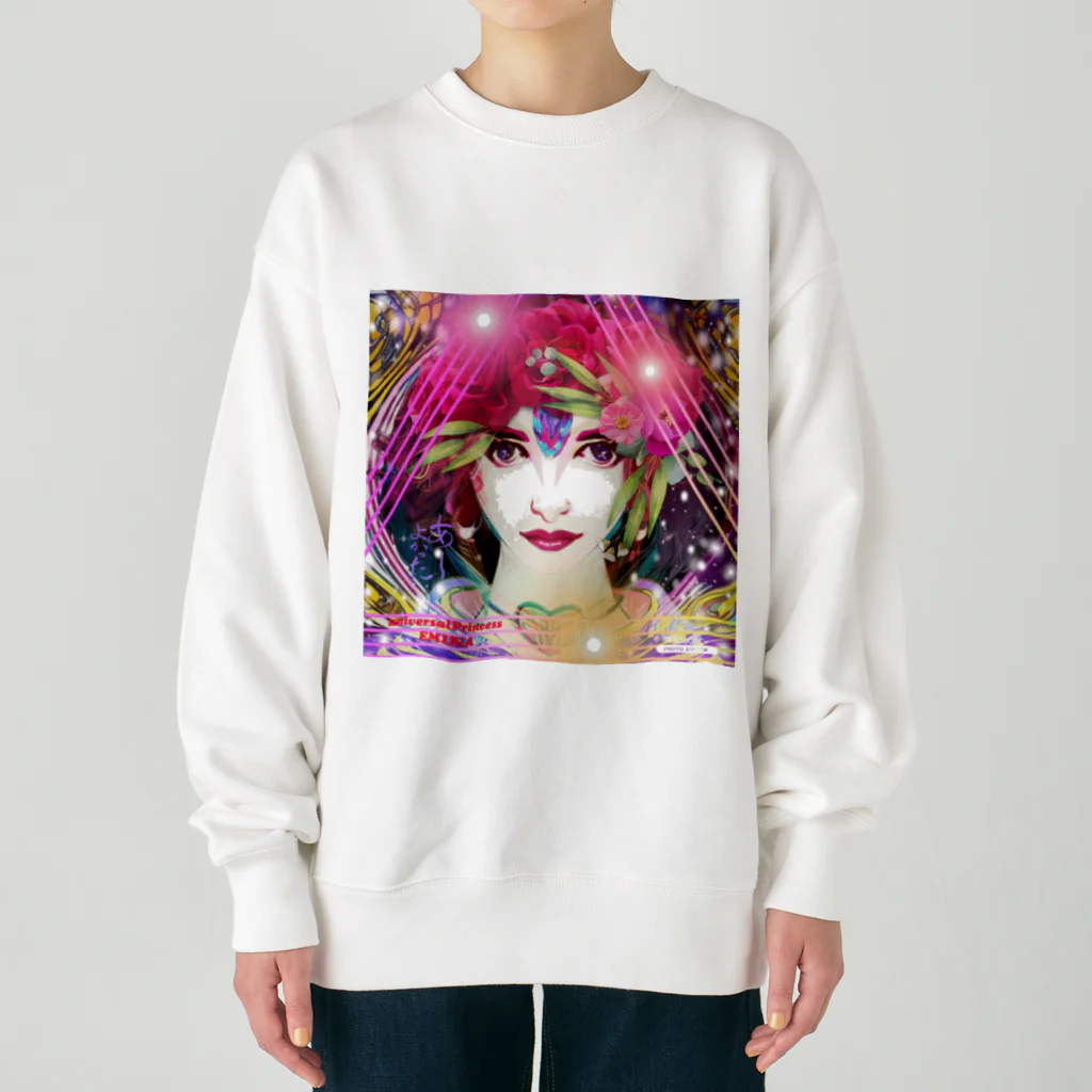 💖宇宙整体♪🌈♪こころからだチャンネル♪💖のuniversalPrincess エミリア　あーよかった Heavyweight Crew Neck Sweatshirt