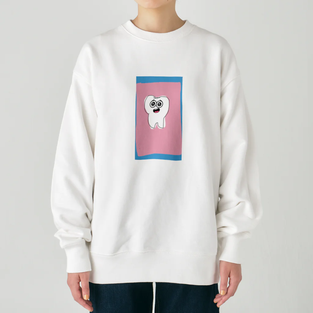 歯っぴーすの歯っぴー Heavyweight Crew Neck Sweatshirt