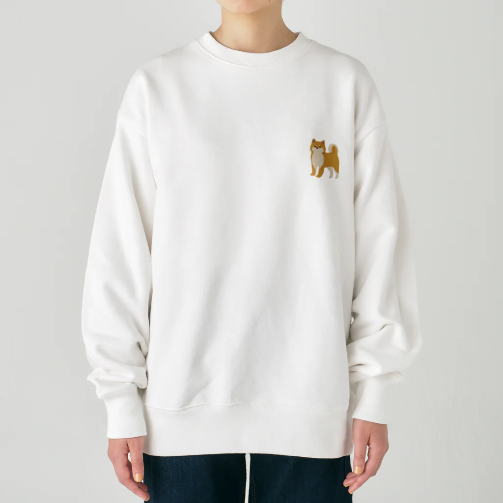 Kotetsu diary(SUZURI店)のゆるゆる柴犬 Heavyweight Crew Neck Sweatshirt