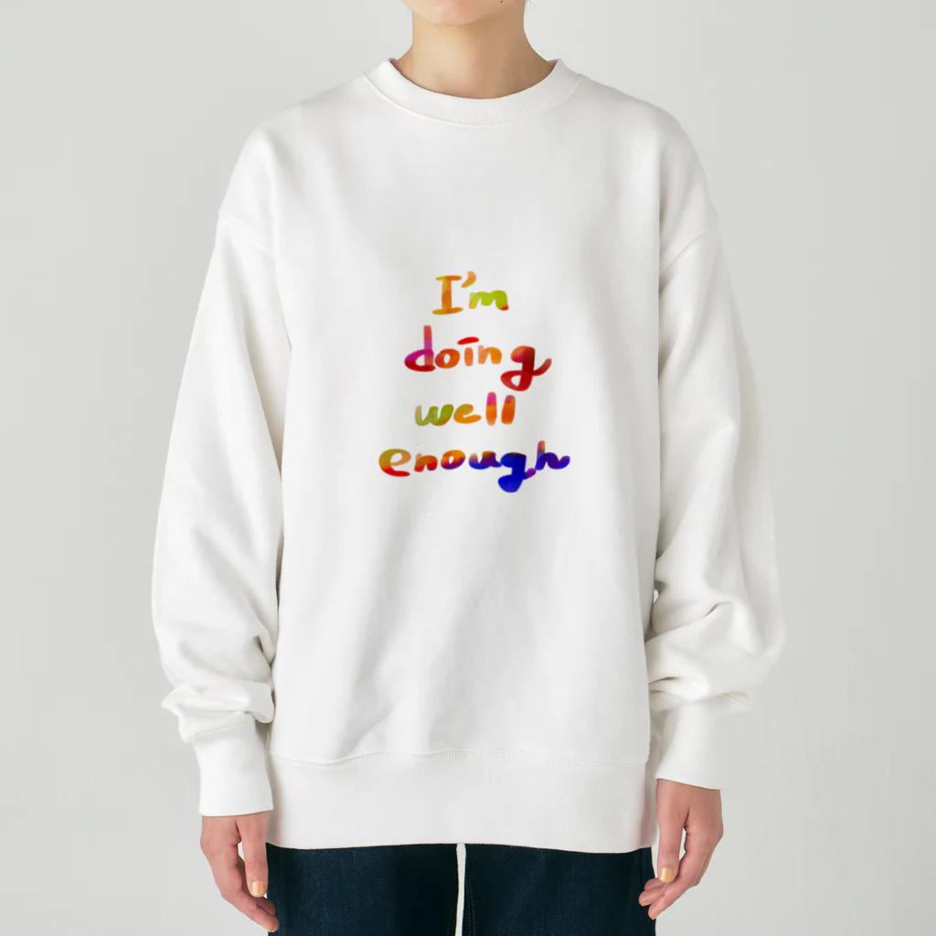 tog storeのI'm doing well enough Heavyweight Crew Neck Sweatshirt