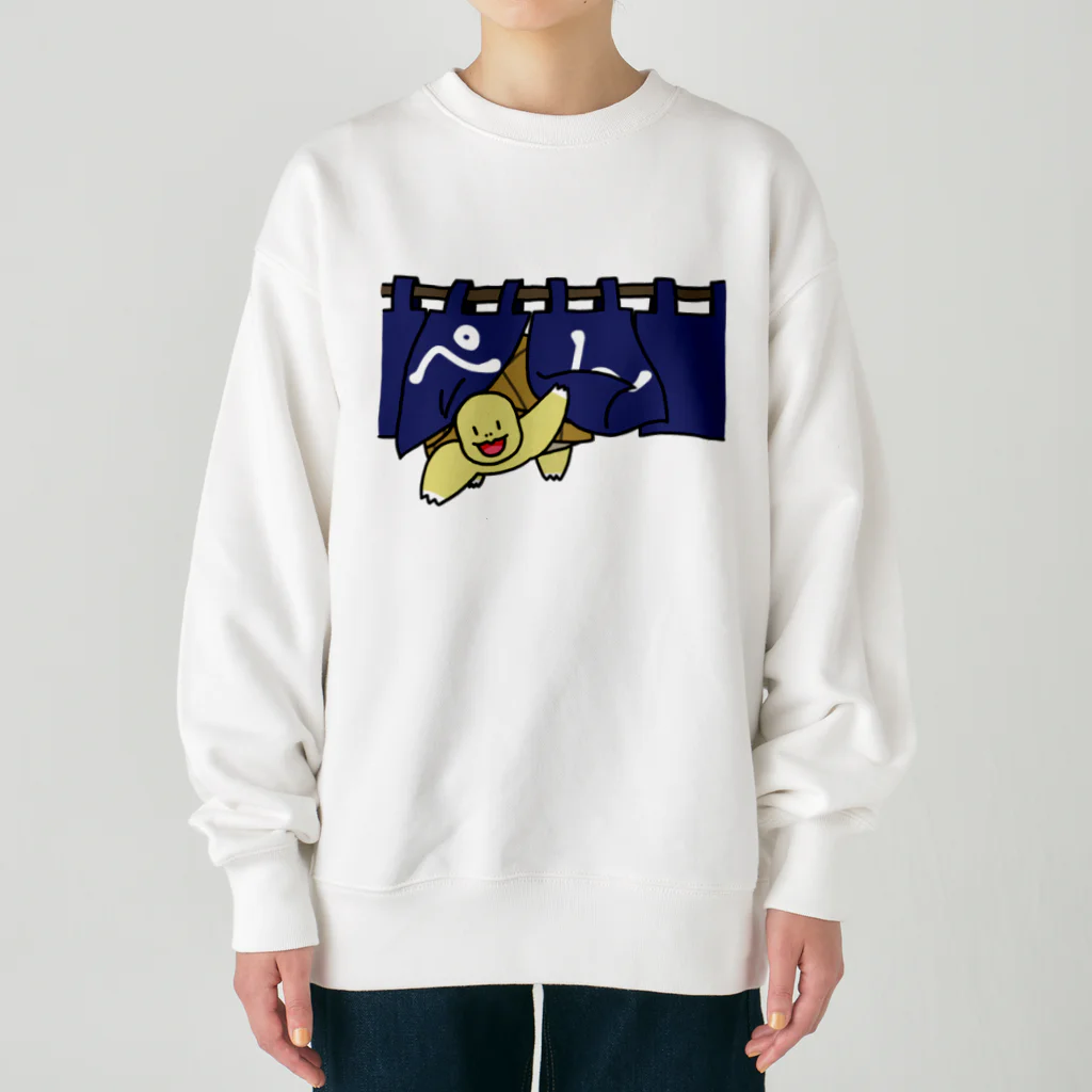 むっちの暖簾とぺんちゃん Heavyweight Crew Neck Sweatshirt