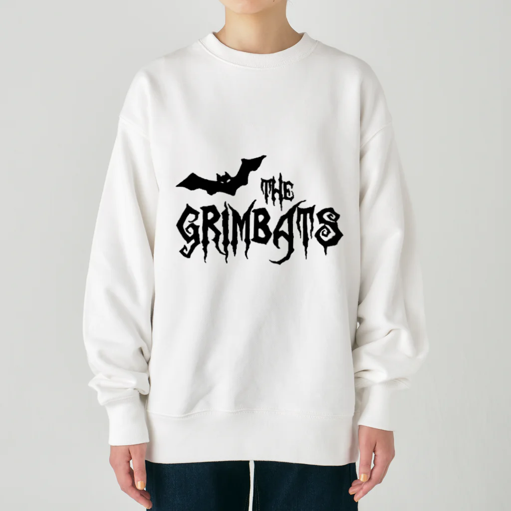 GRIMWORKSのGRIMBATS logo-1 Black Heavyweight Crew Neck Sweatshirt