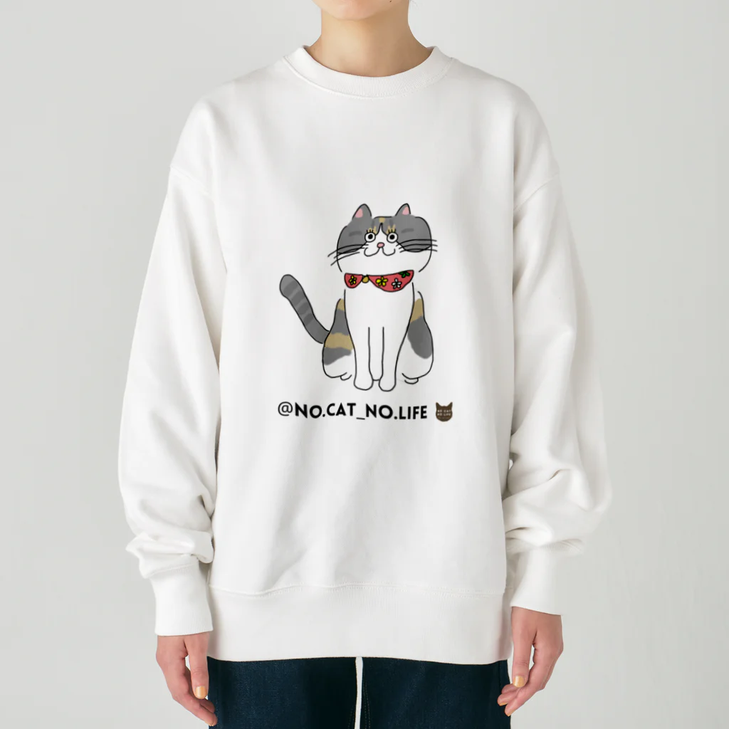 猫のイラスト屋さんのjam Heavyweight Crew Neck Sweatshirt