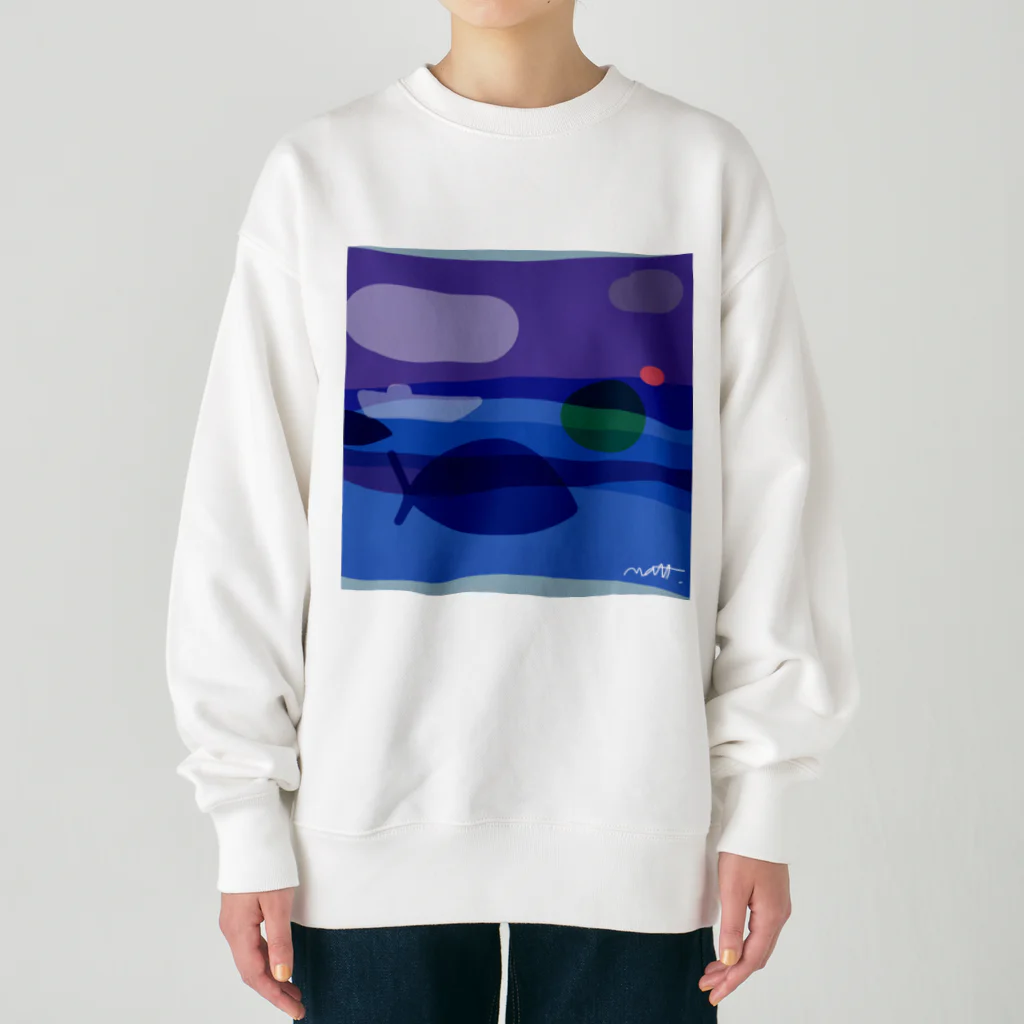 tidepoolのベイトボールとツナdesign Heavyweight Crew Neck Sweatshirt