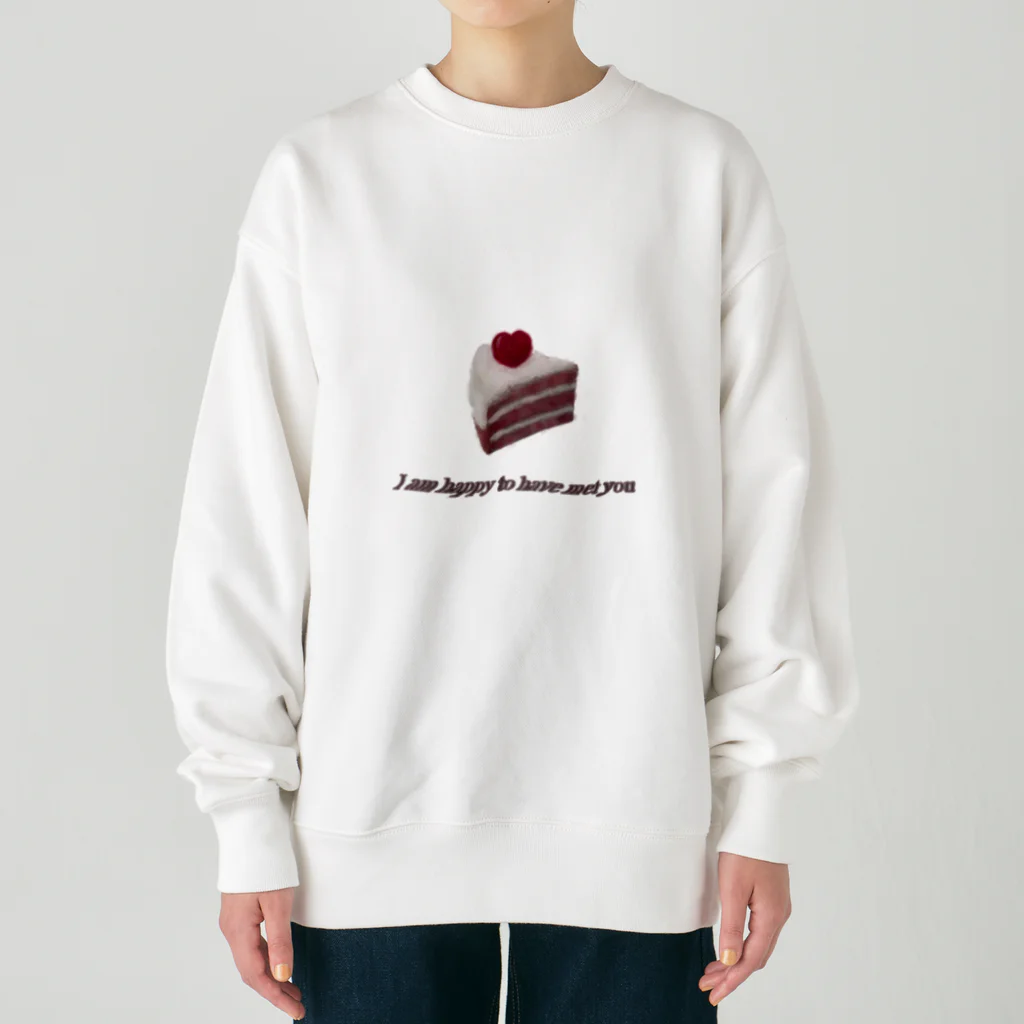 YOLOYOLOのケーキ Heavyweight Crew Neck Sweatshirt