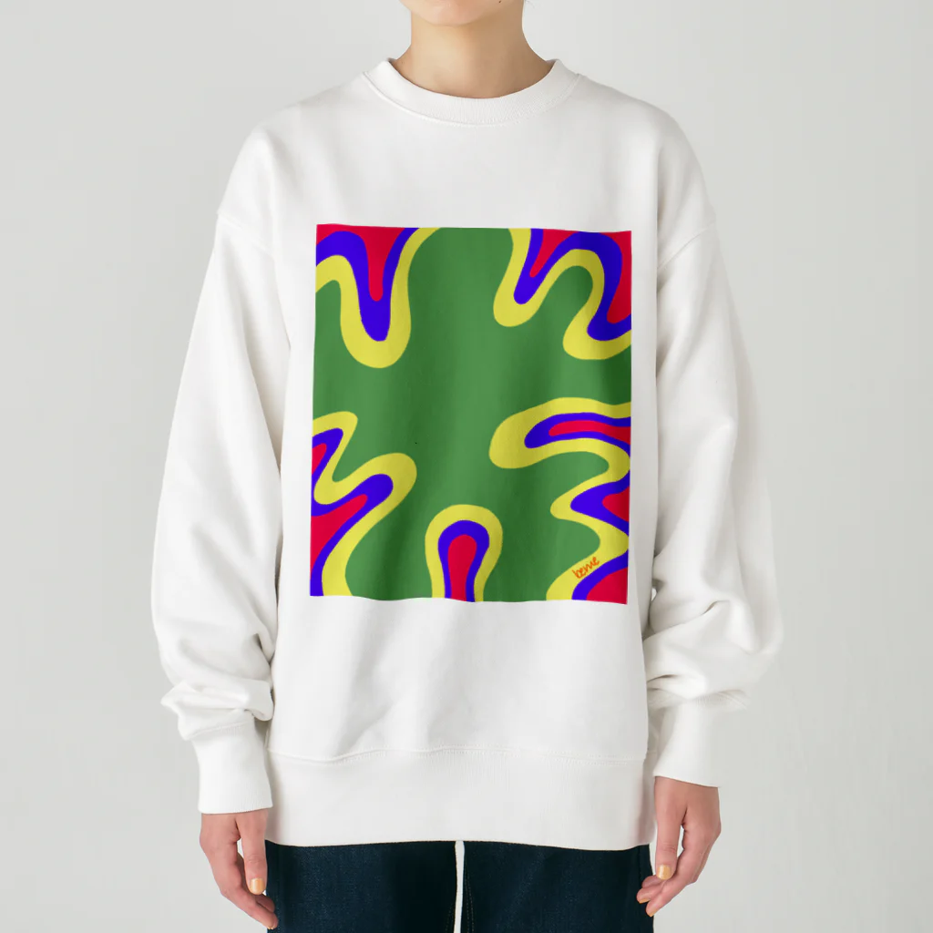 be meのうにょうにょ Heavyweight Crew Neck Sweatshirt