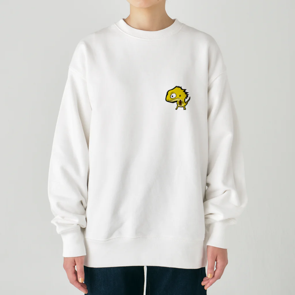 ぜろまるのトカゲの田中さん Heavyweight Crew Neck Sweatshirt