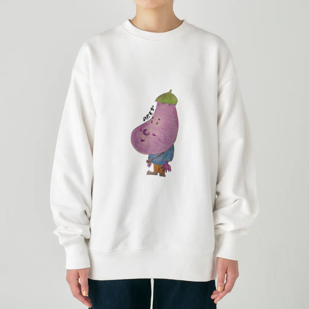 のだぎり　のお店のなすびくん Heavyweight Crew Neck Sweatshirt