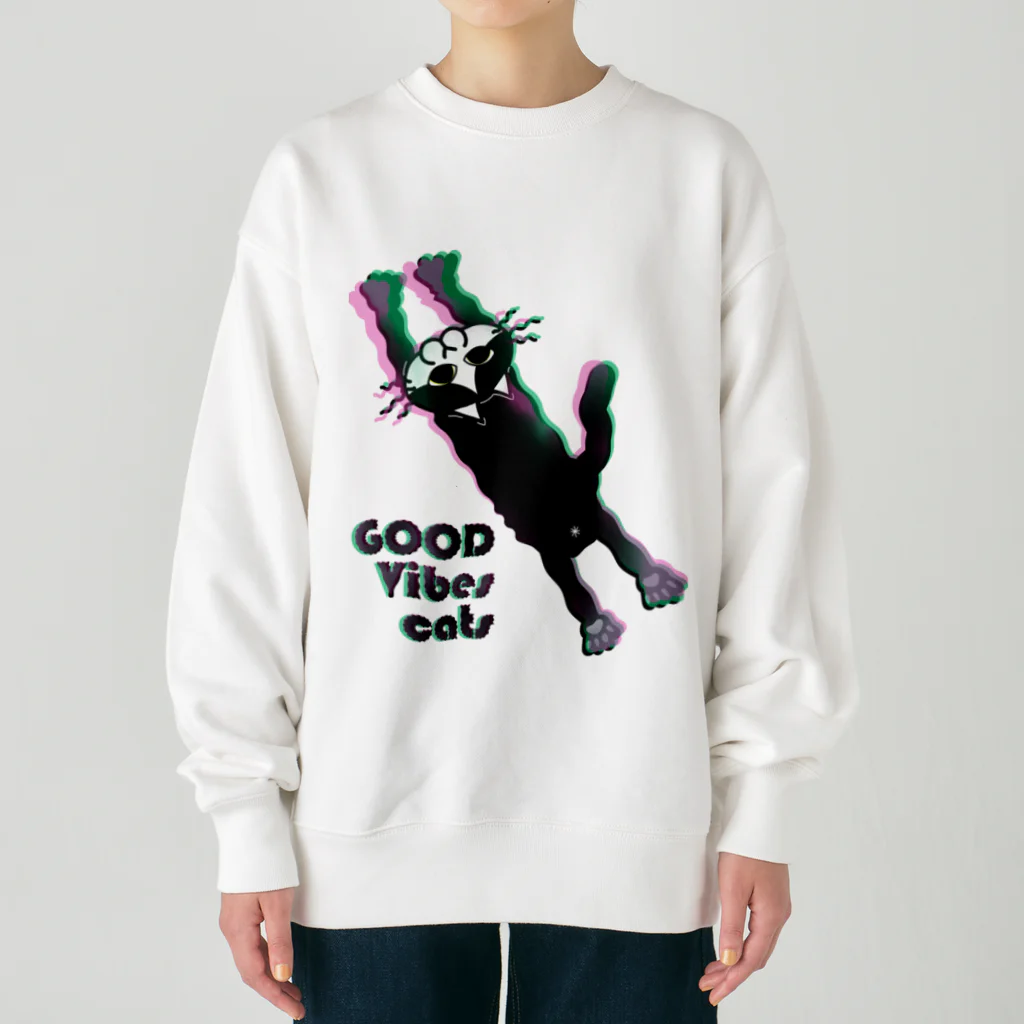 GOOD VIBES CATSのGOOD VIBES CATS Heavyweight Crew Neck Sweatshirt