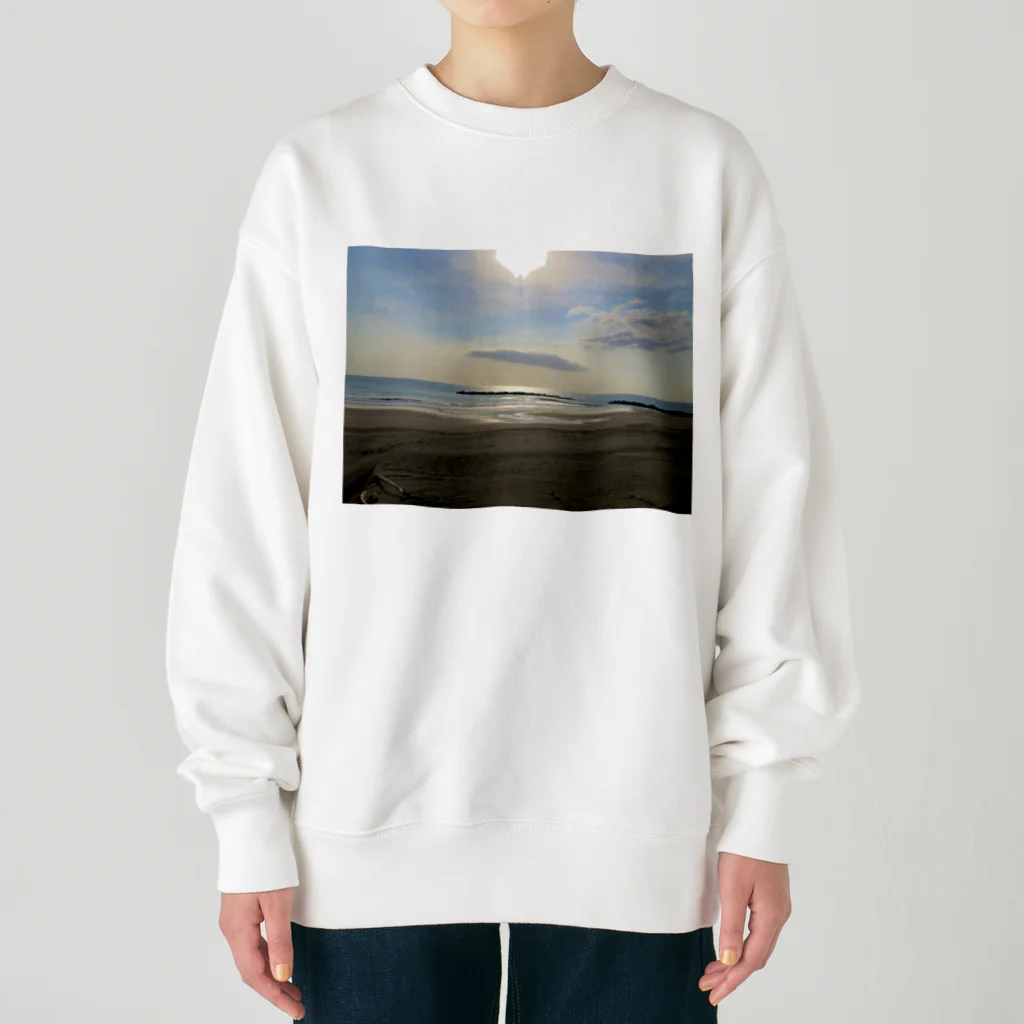 あべこのお店 の北海道の朝 Heavyweight Crew Neck Sweatshirt