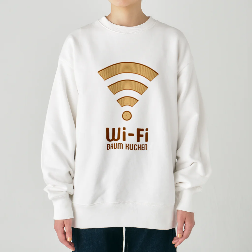 kg_shopのWi-Fi バウムクーヘン Heavyweight Crew Neck Sweatshirt