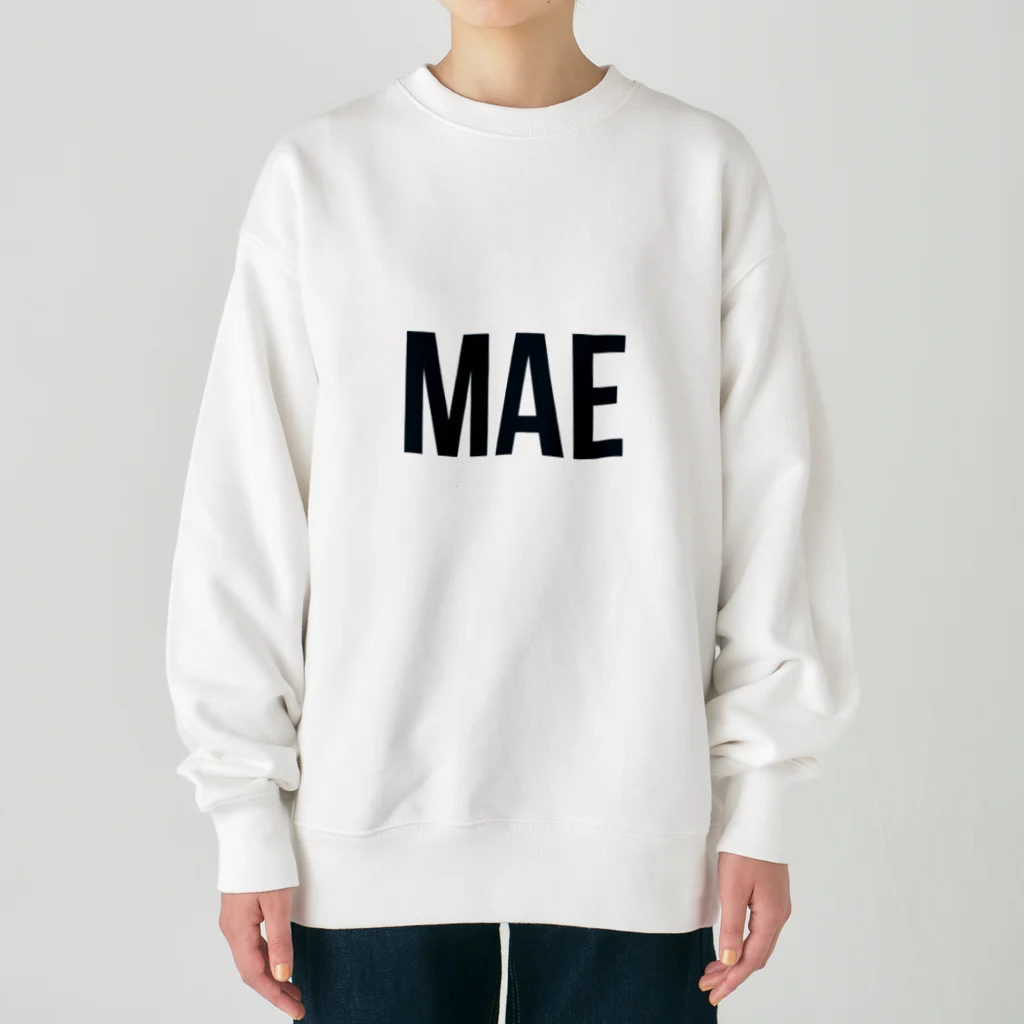 ○△□。のMAE&USHIRO(前後) Heavyweight Crew Neck Sweatshirt