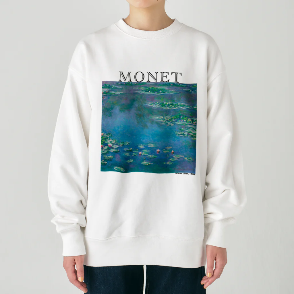 MUGEN ARTのモネ　睡蓮　Claude Monet / Water Lilies Heavyweight Crew Neck Sweatshirt