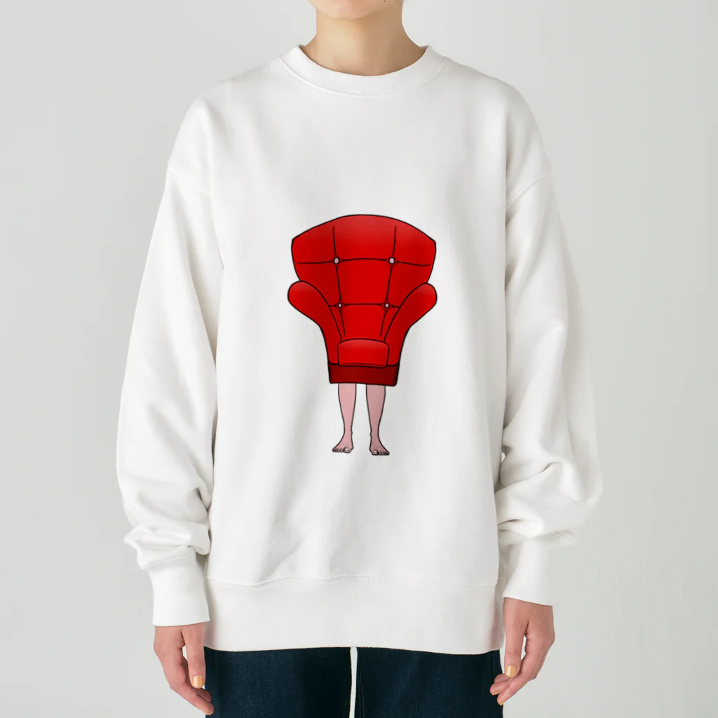 dougaseiseitokoroの足の生えた椅子 Heavyweight Crew Neck Sweatshirt