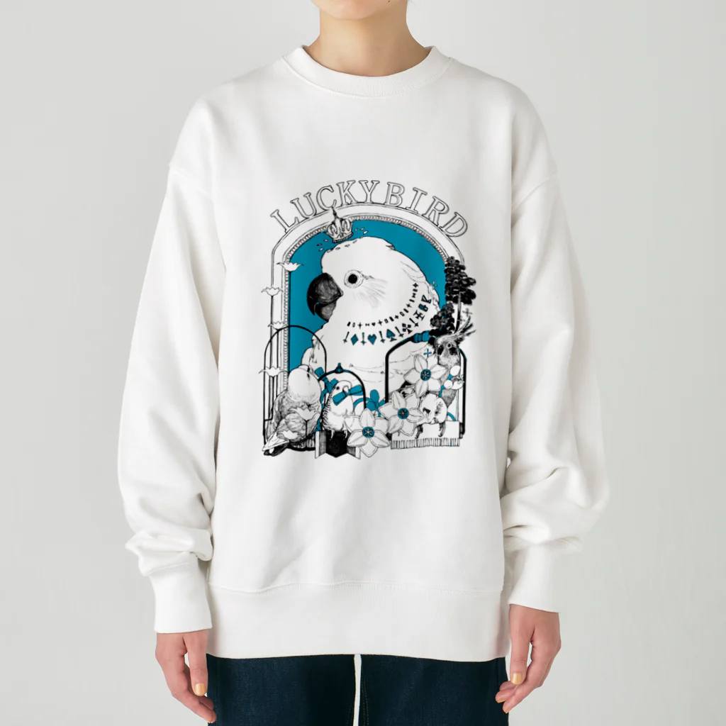 ろう飼い主のLUCKY BIRD Heavyweight Crew Neck Sweatshirt