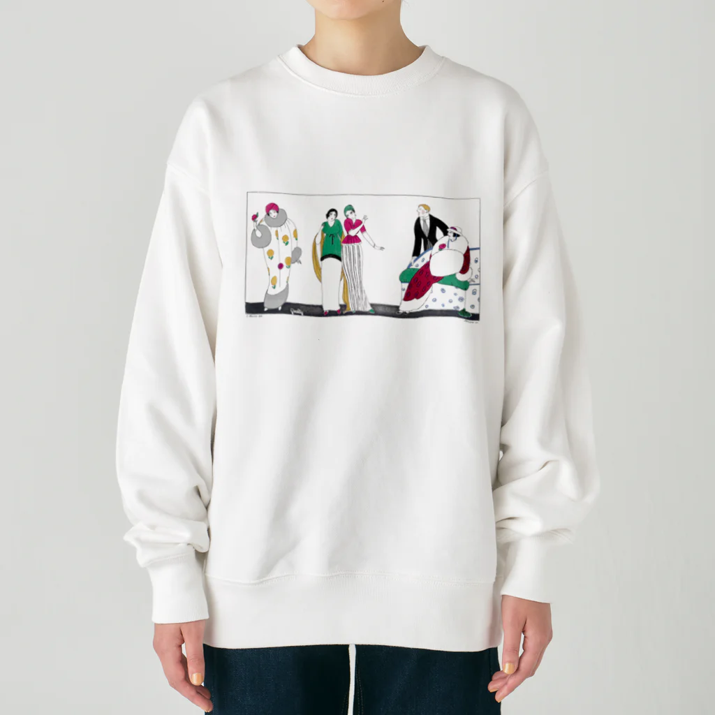 Hungry Freaksのシャルル・マルタン "Le Choix difficile" Heavyweight Crew Neck Sweatshirt