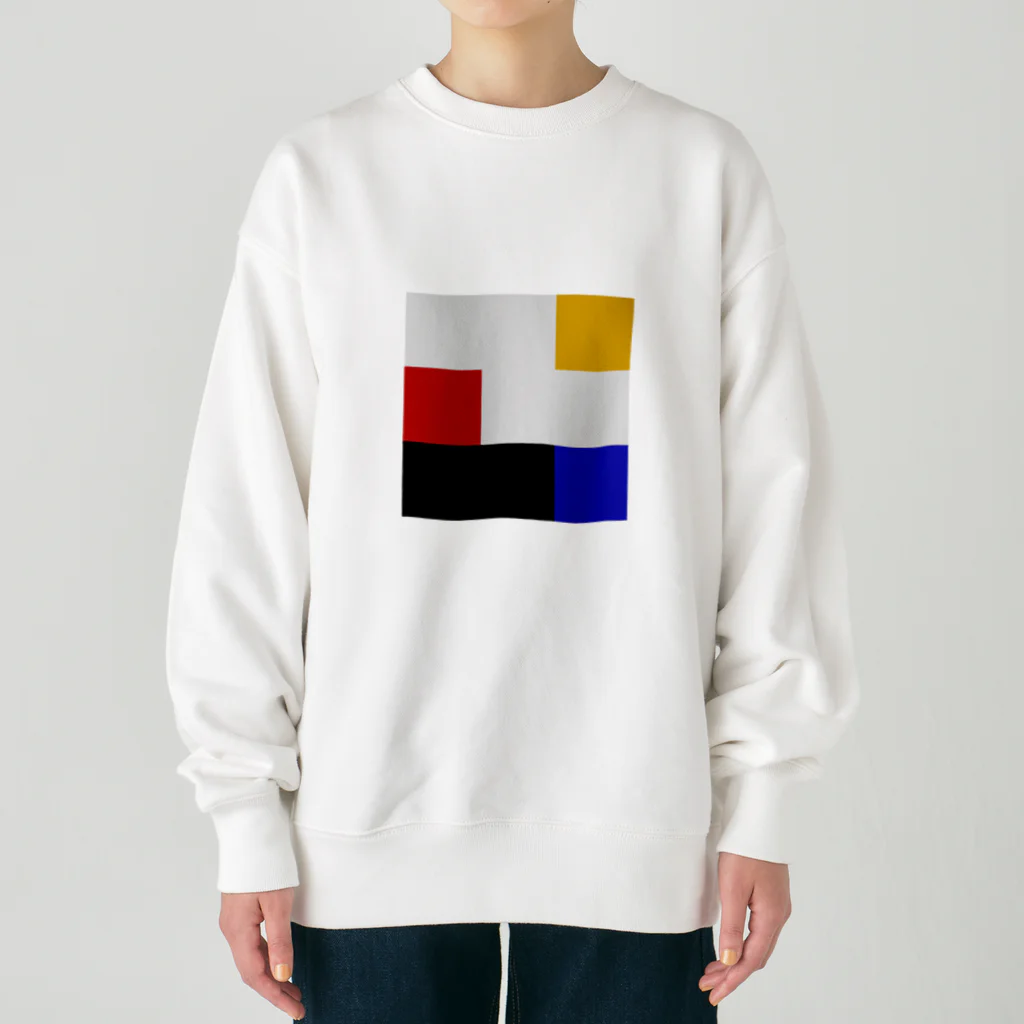 3×3 のドット絵のバウハウス - 3×3 のドット絵 Heavyweight Crew Neck Sweatshirt