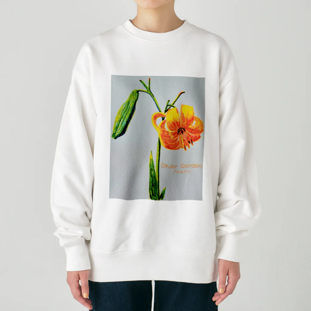 River GardenのRiver Garden 野姫百合 Heavyweight Crew Neck Sweatshirt