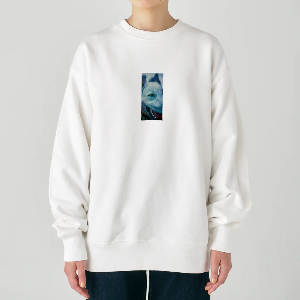 jpsat313のホアイトシェパードドアップ Heavyweight Crew Neck Sweatshirt