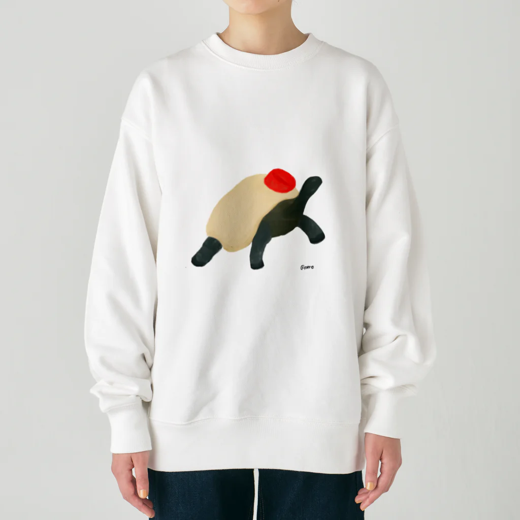 マヨぺろのマヨい亀 Heavyweight Crew Neck Sweatshirt