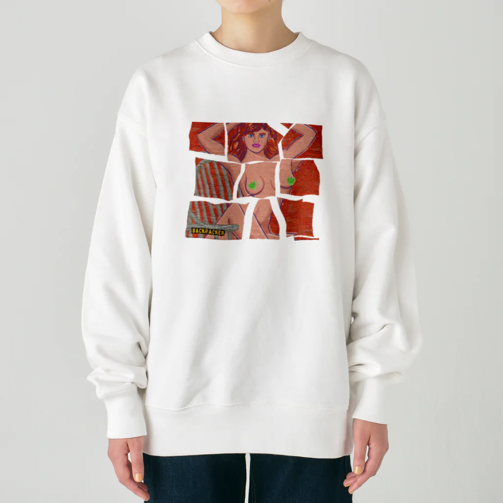 backpackerのセクシーパズル Heavyweight Crew Neck Sweatshirt