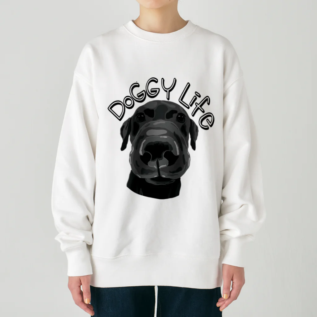 PUG ARTWORKS のわんちゃんコレクション 犬 Heavyweight Crew Neck Sweatshirt