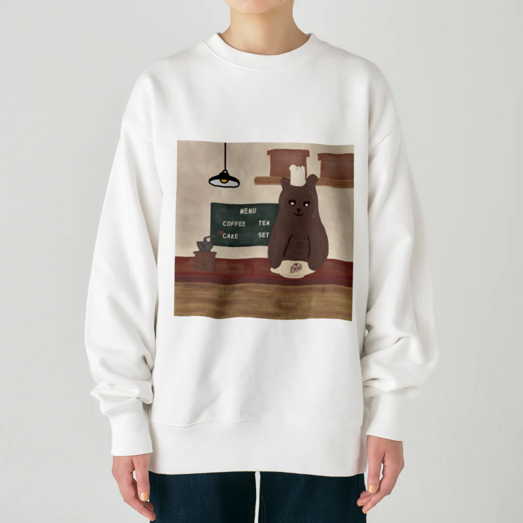 【KOTCH】 Tシャツショップのくまのカフェ Heavyweight Crew Neck Sweatshirt