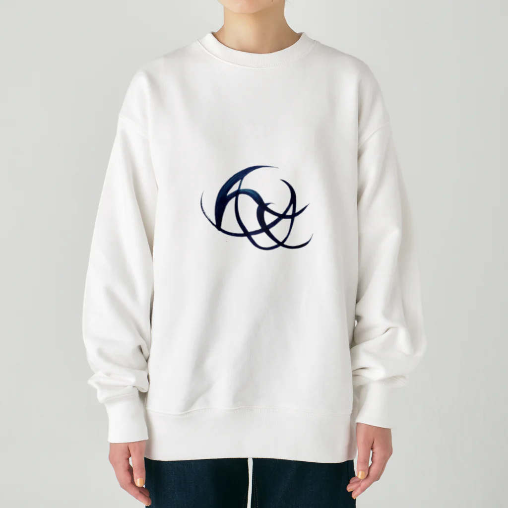 絵描きのシロウの海とサーフィン Heavyweight Crew Neck Sweatshirt