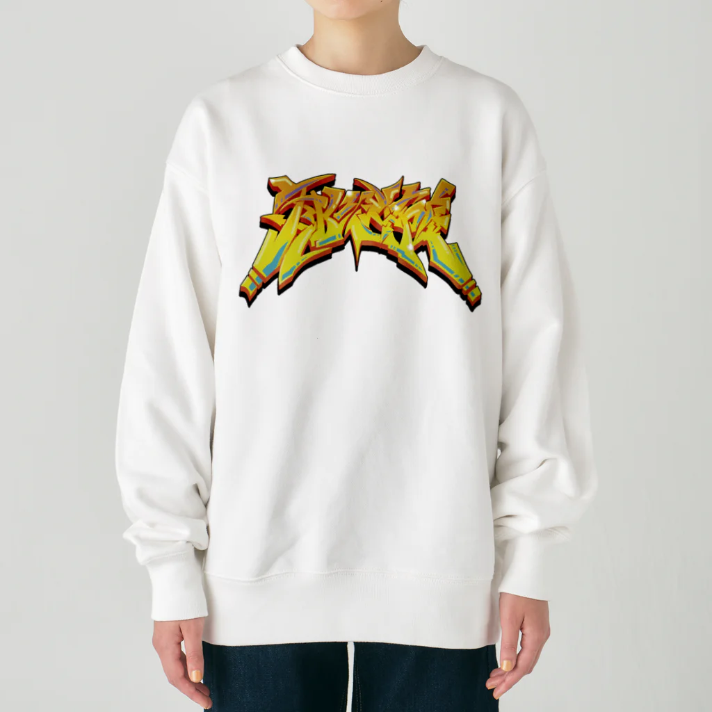 TRAVA design SHOPのグラフィティ「対人恐怖症」 Heavyweight Crew Neck Sweatshirt