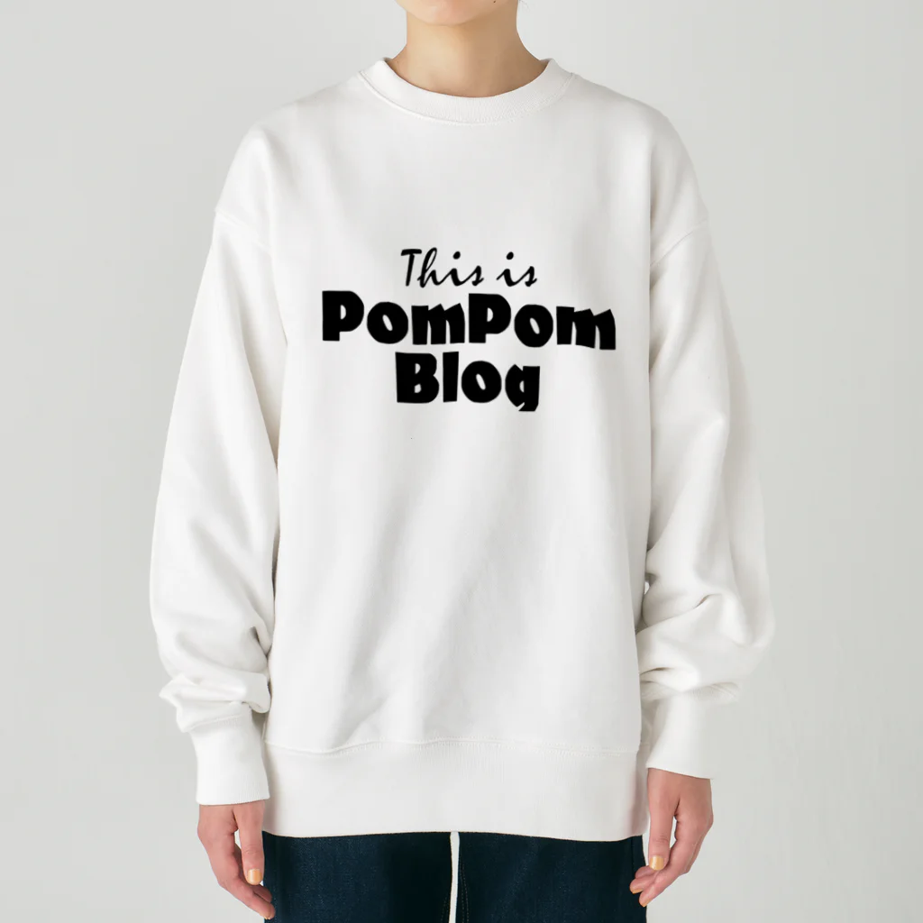 mf@PomPomBlogのMutant Pom Pom Blog Logo ヘビーウェイトスウェット