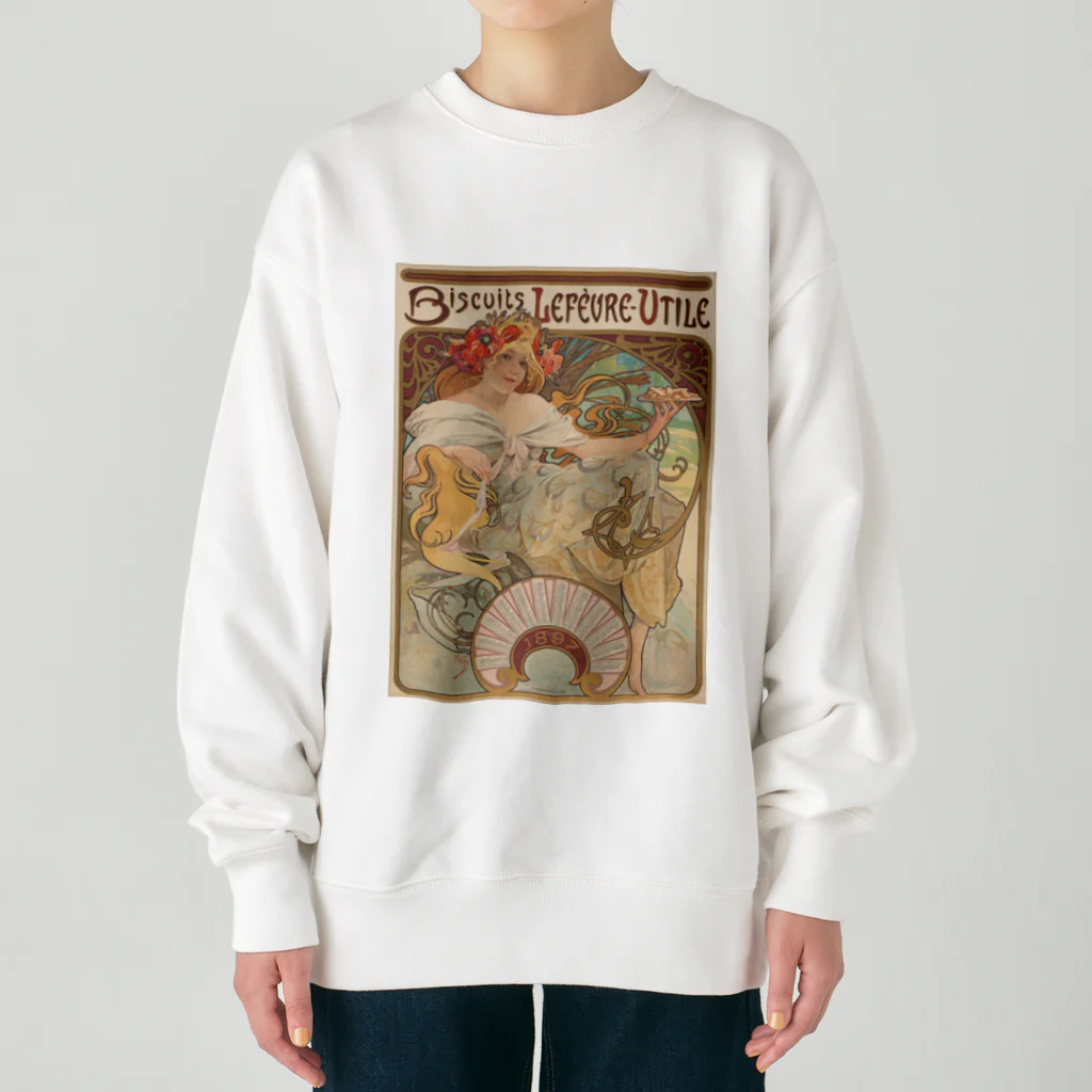 世界美術商店のルフェーヴル=ユティル・ビスケット / Biscuits Lefèvre-Utile Heavyweight Crew Neck Sweatshirt