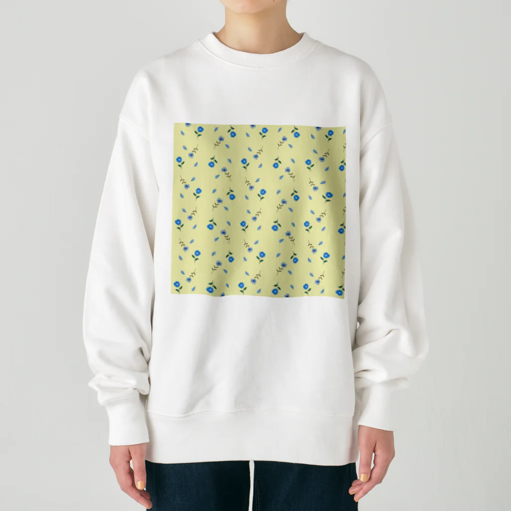 千億のラブリー花柄 Heavyweight Crew Neck Sweatshirt