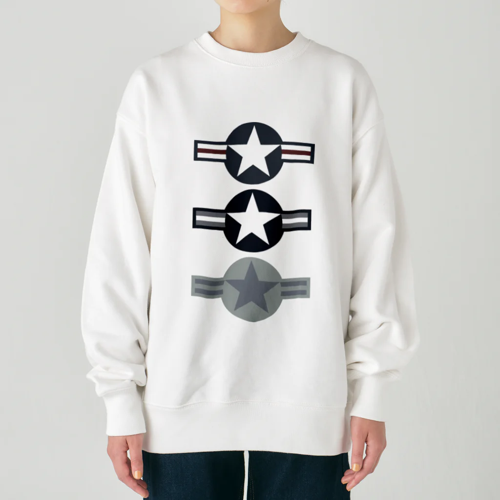 Y.T.S.D.F.Design　自衛隊関連デザインの米軍航空機識別マーク Heavyweight Crew Neck Sweatshirt