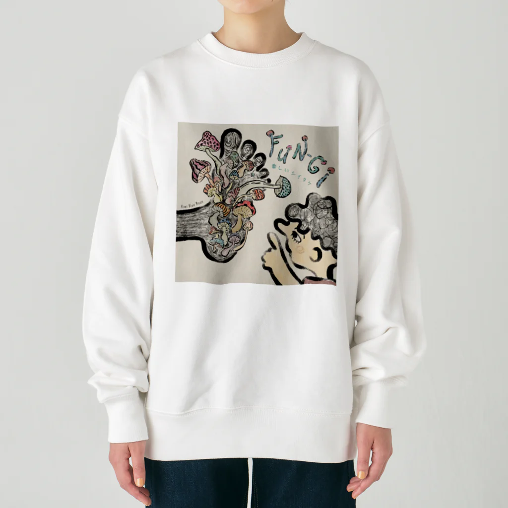 Once in a Kiwi Blue MoonのFun-gi (楽しいシイタケ) Heavyweight Crew Neck Sweatshirt