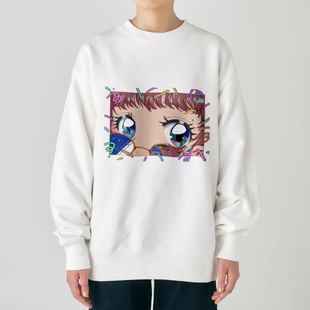 ねむるちゃんランドの太陽よりも君が眩しい Heavyweight Crew Neck Sweatshirt